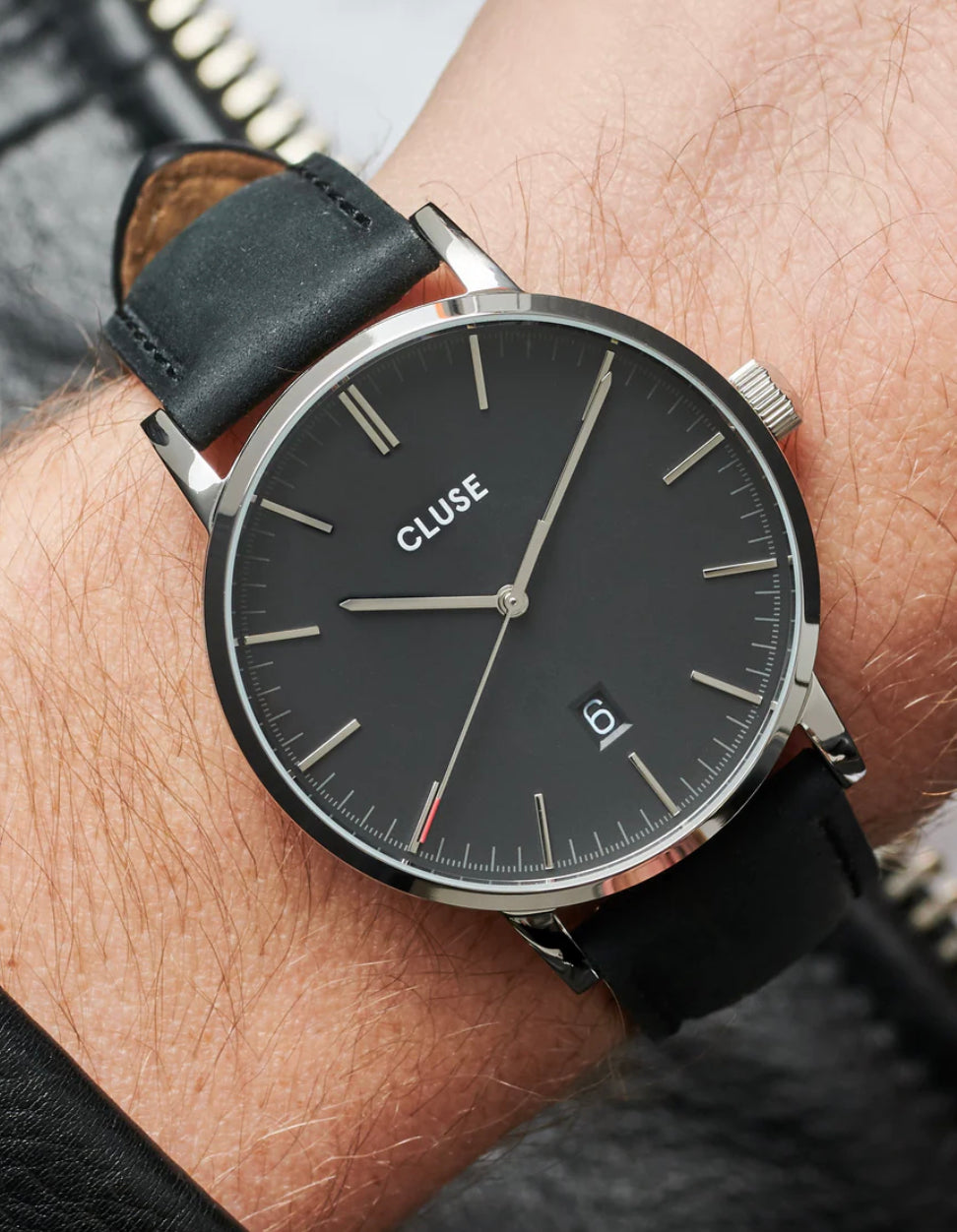 Strap 20 mm Leather Full Black