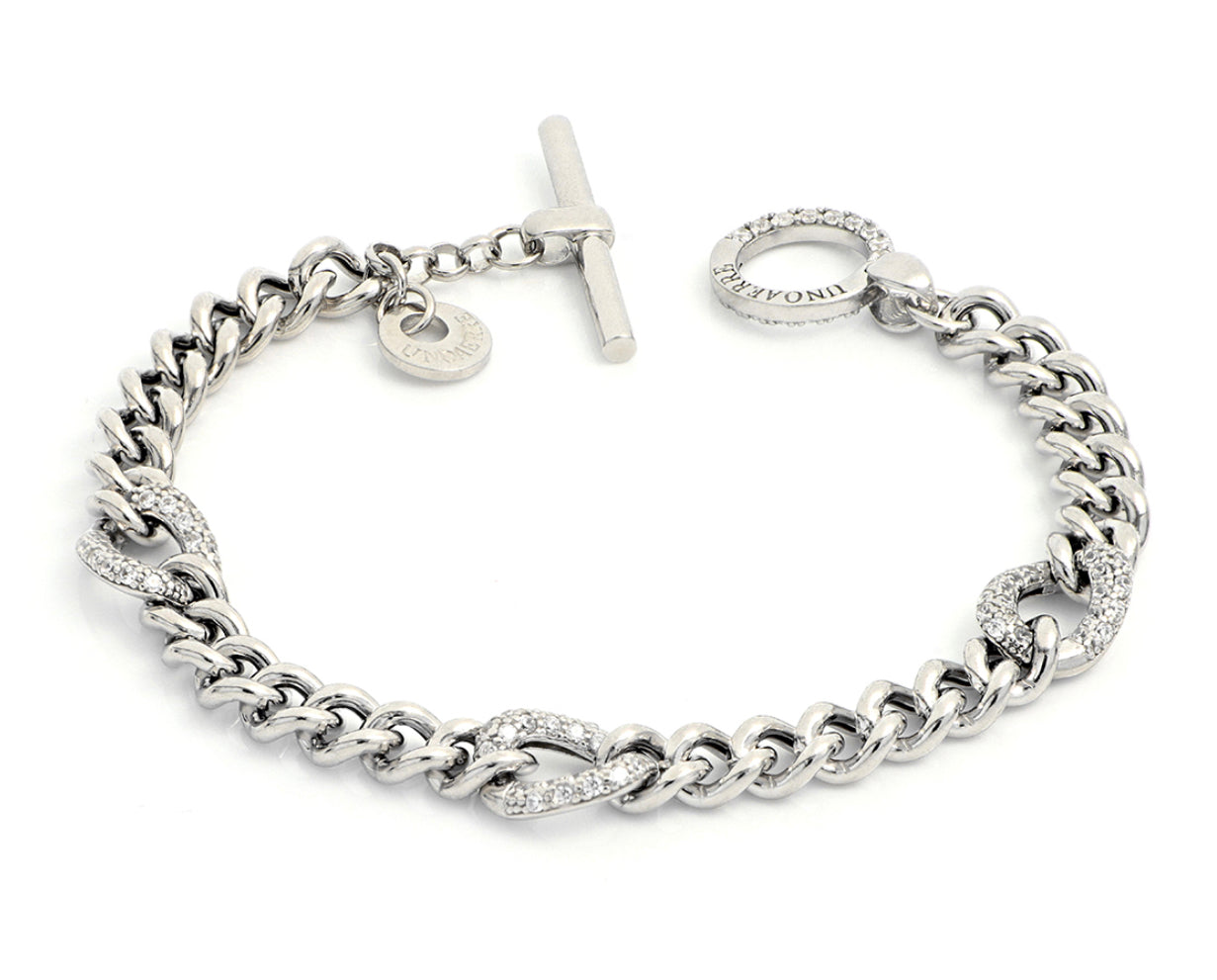 Bracciale UNOAERREin Argento Bianco