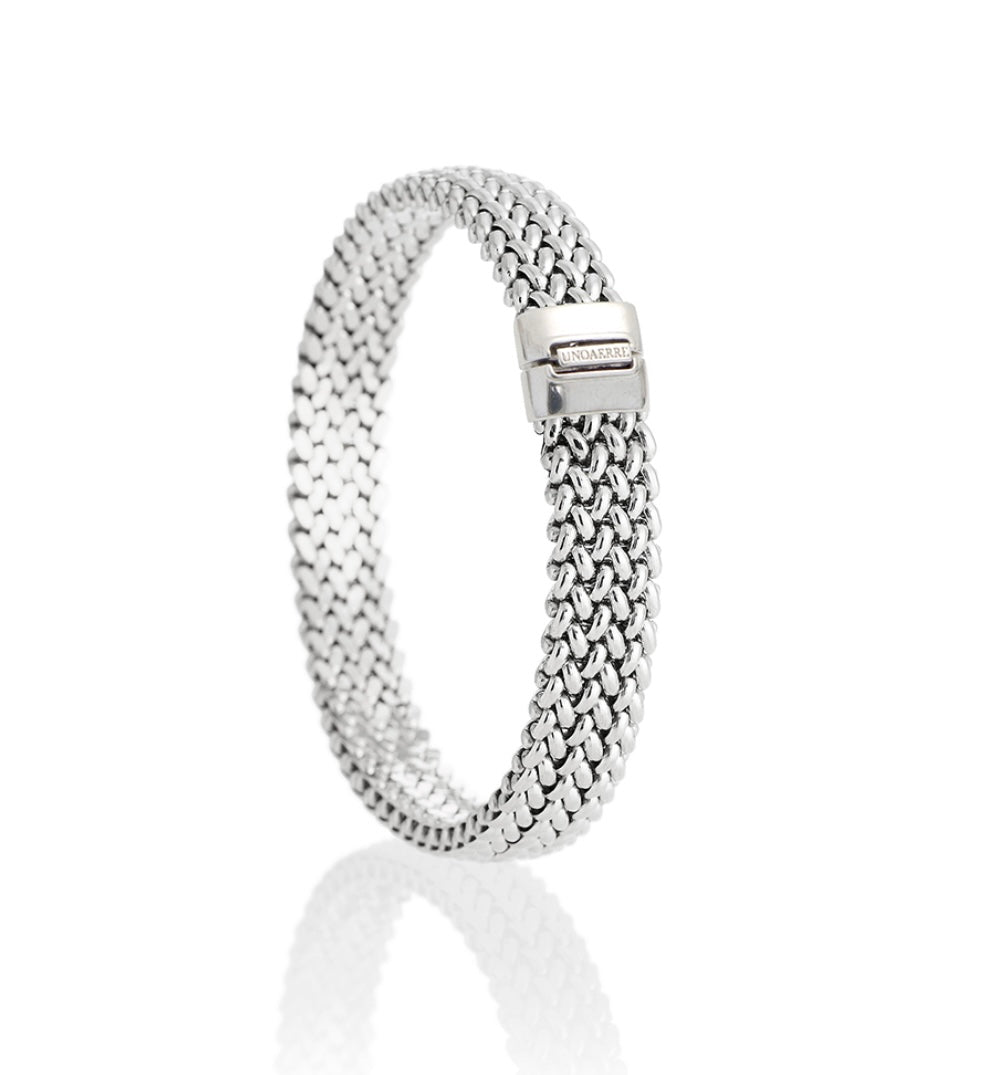 Bracciale UNOAERRE in argento rodiato Chicco