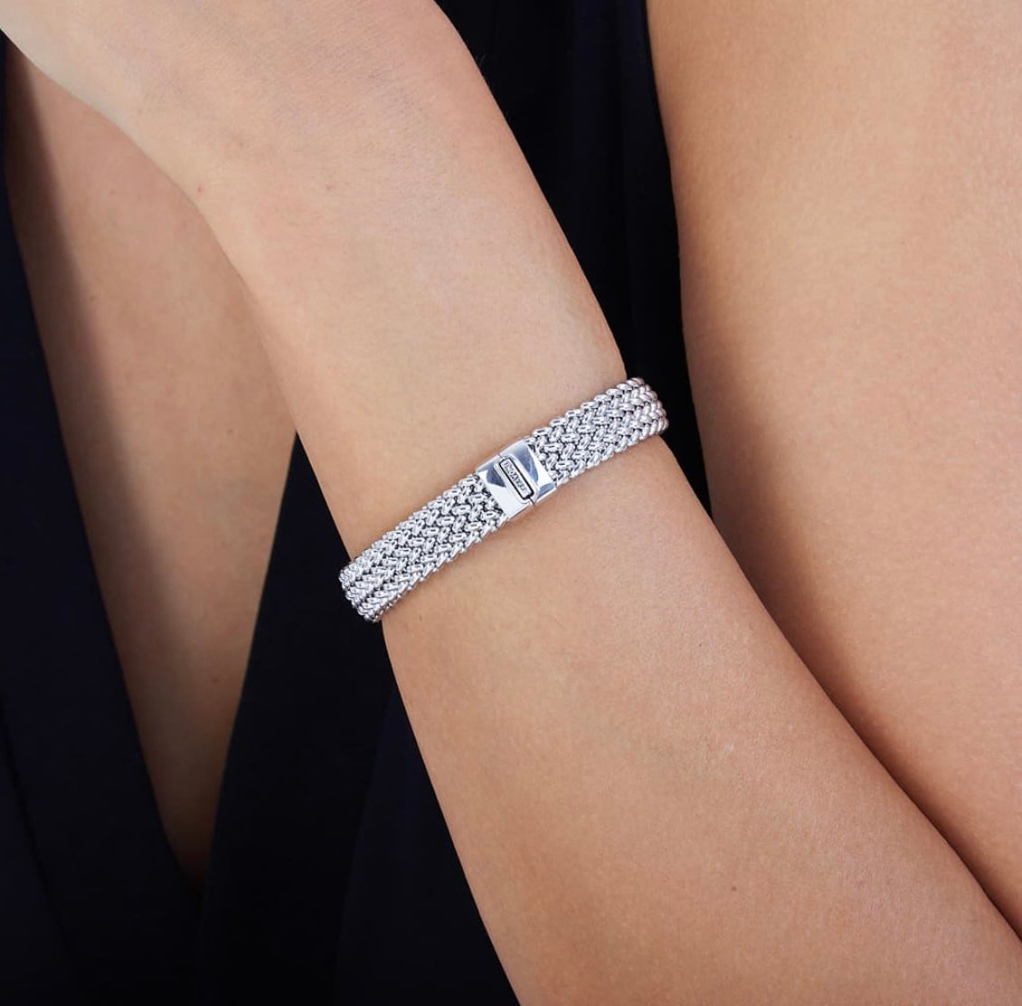 Bracciale UNOAERRE in argento rodiato Chicco
