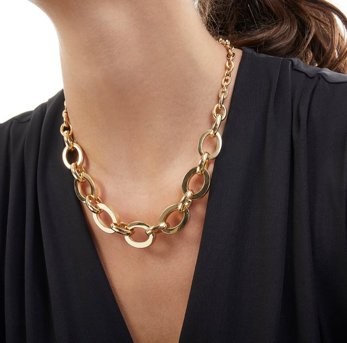 Collana UNOAERRE in bronzo dorato