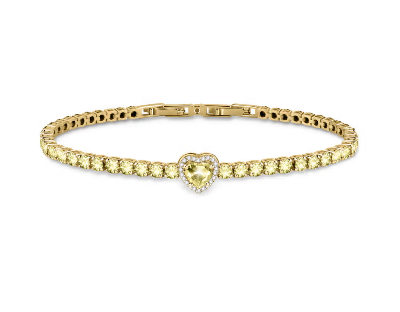 Bracciale Zirconi Gialli