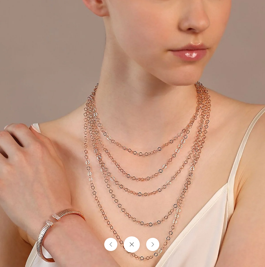 Collana Bronzallure Multifilo Graduata
