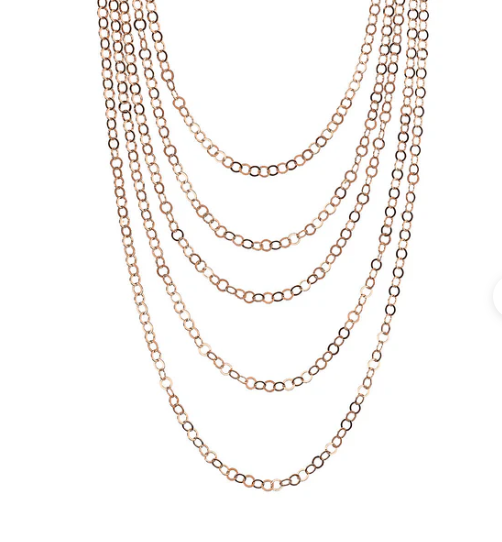 Collana Bronzallure Multifilo Graduata