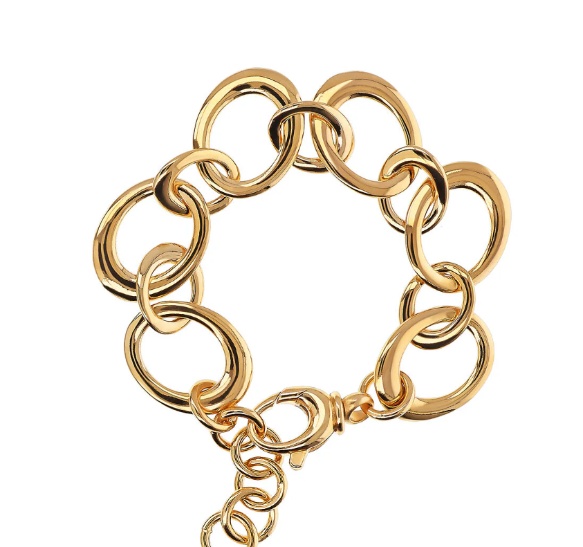 Bracciale Bronzallure Golden Maglie Ovali