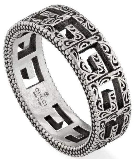 Anello fascia Gucci GG