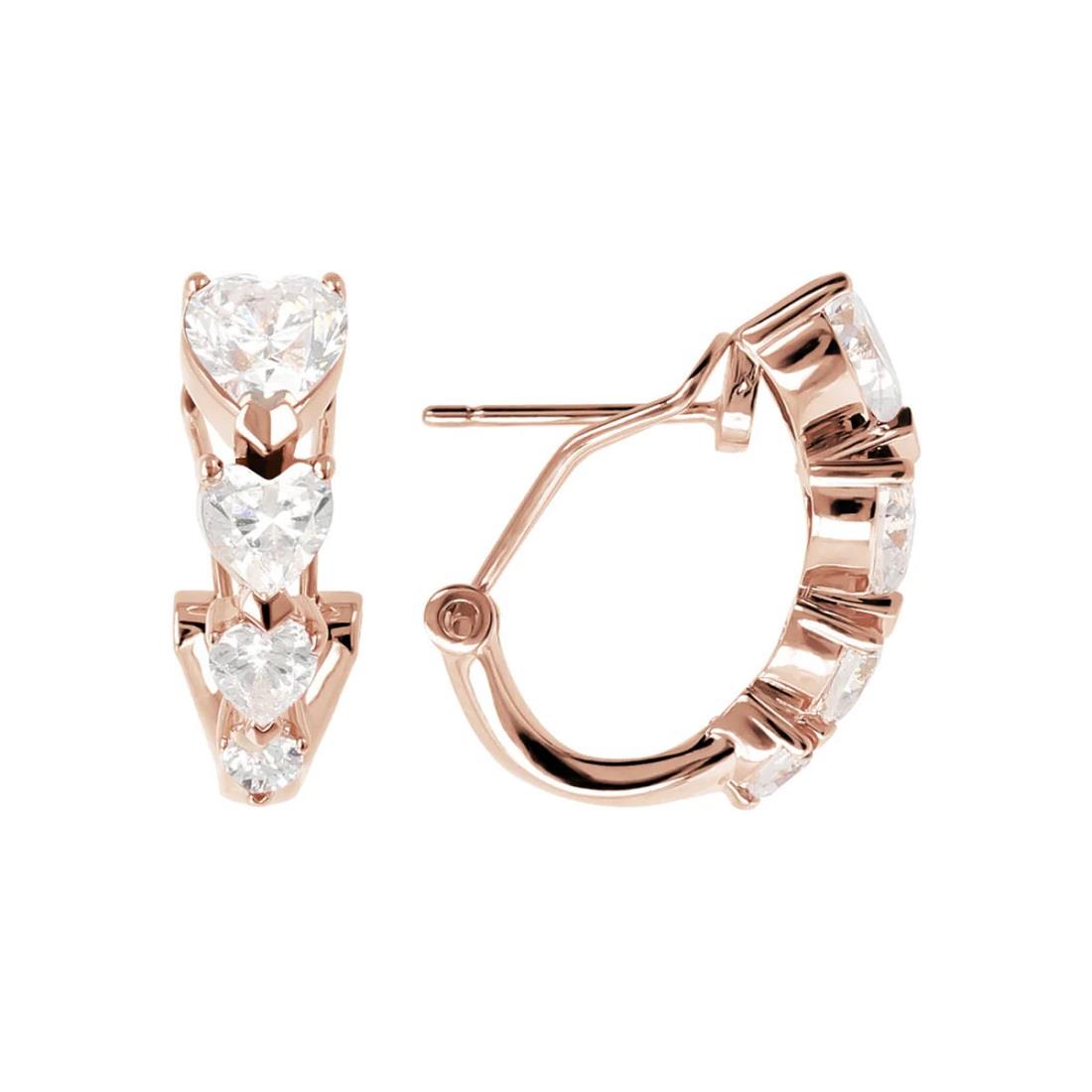 Orecchini cuori Bronzallure