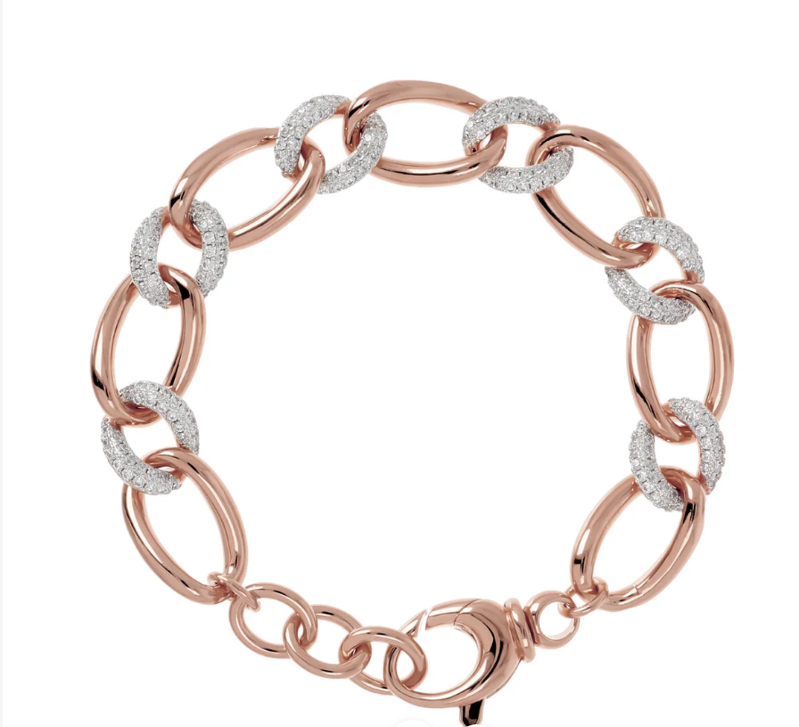 Bracciale Bronzallure Maglie Ovali