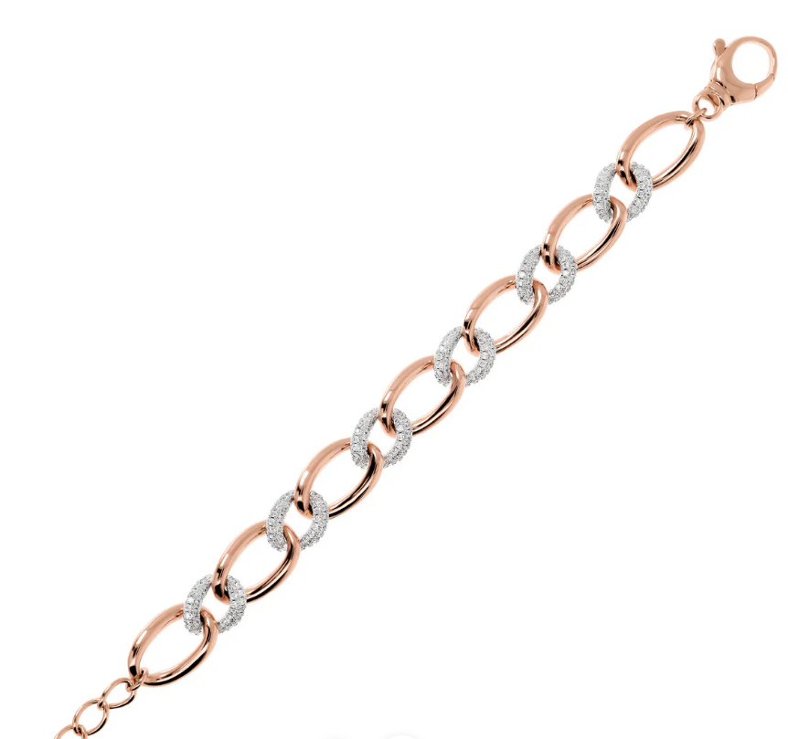 Bracciale Bronzallure Maglie Ovali